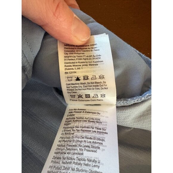 Cotton On NWT Lightweight Minimalist Preppy Corduroy Shacket Blue Size Medium - Picture 13 of 14